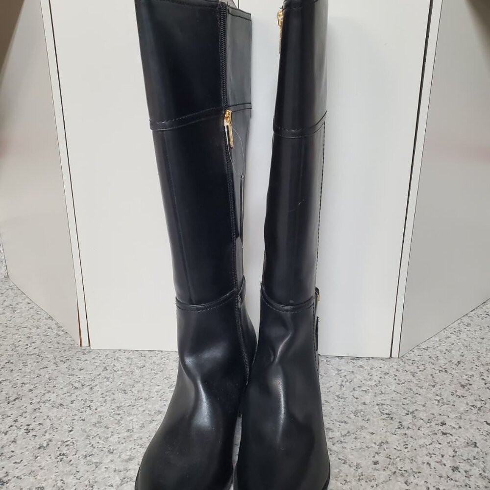 Tommy Hilfiger Tall Women's Faux Leather Casual Boots